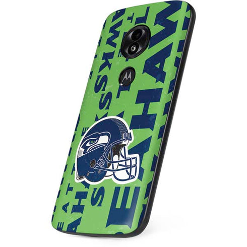 NFL Seattle Seahawks - Blast Green Moto E5 Play Skin